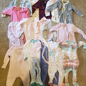 Infant girls sleeper lot